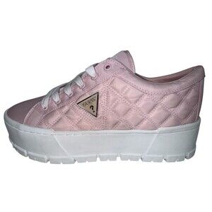 Guess GW Tesie Size 10 Sneaker Pink Casual Fashion Chunky Lug Platform New